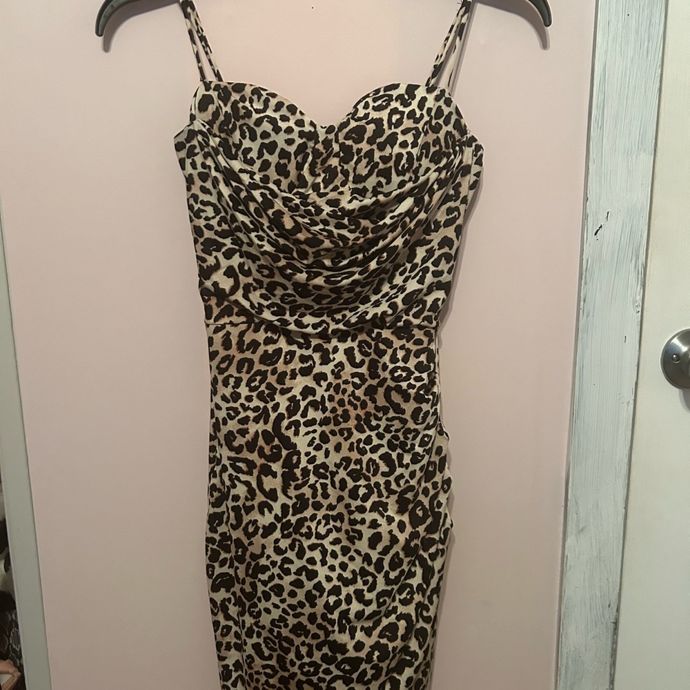 Leopard Print Bodycon Dress